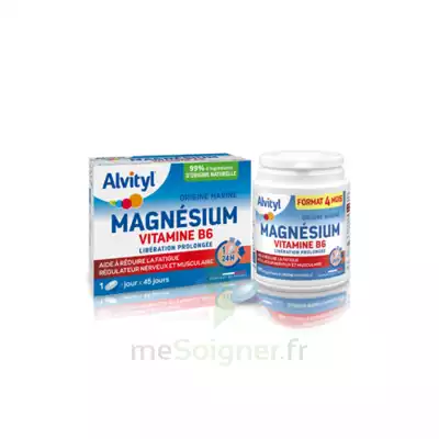 Alvityl Magnésium Vitamine B6 Libération Prolongée Comprimés Lp B/45 à Ivry-la-Bataille